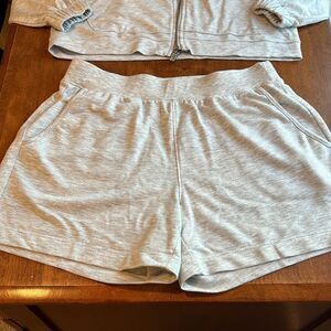Banana Republic women’s zip up and shorts set. size XS